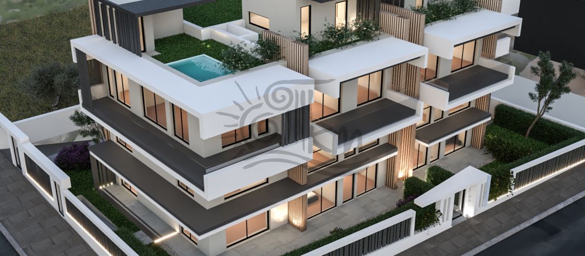 Heraklion Mesabelies. For sale a Newly built penthouse apartment 110 qm with a pool . property first image