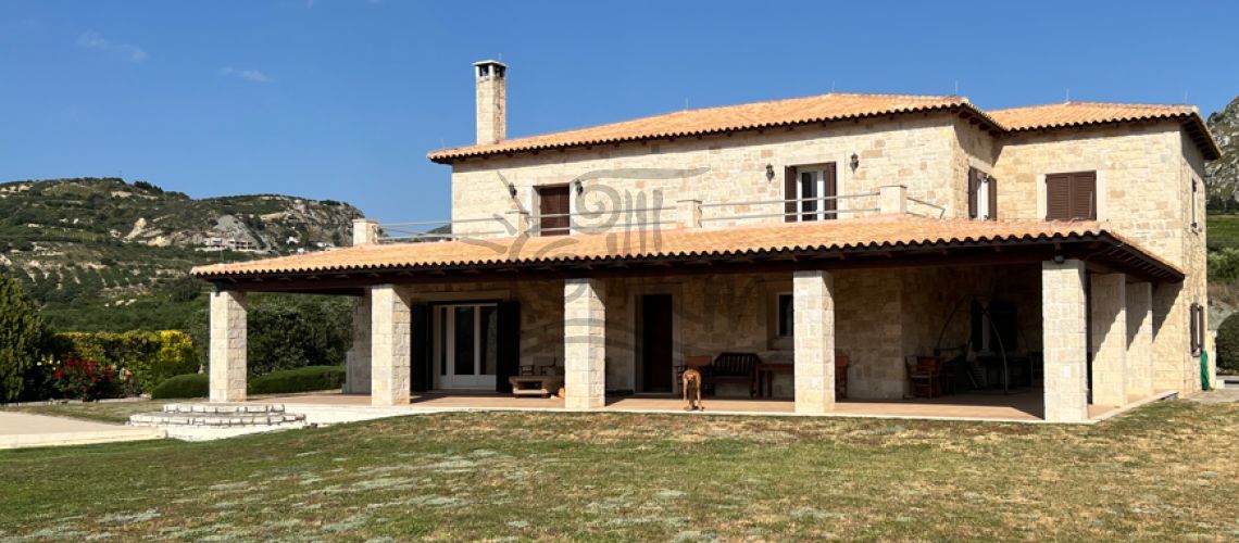 Crete Heraklion .For sale a wonderful two-storey stone villa of 319 sq.m. property first image